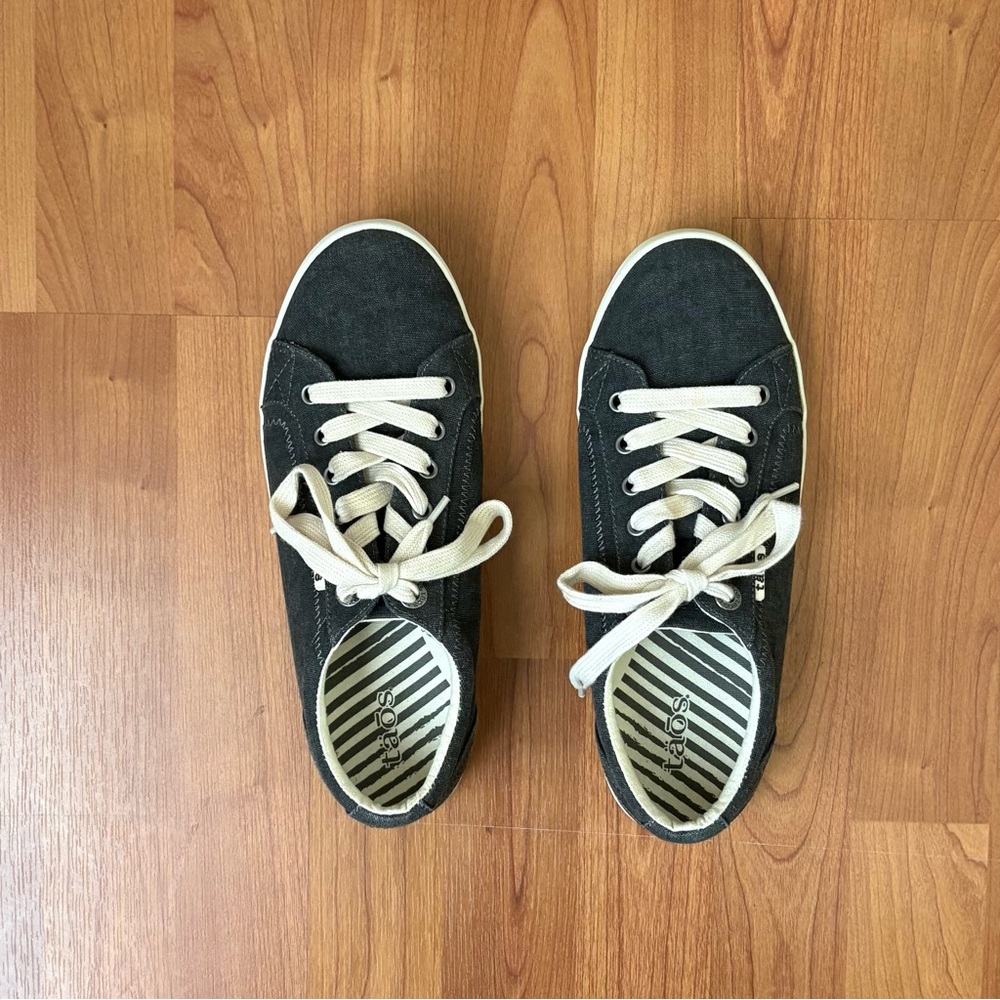 Taos Star Charcoal Wash Canvas Sneakers
